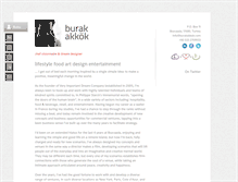 Tablet Screenshot of burakakkok.com